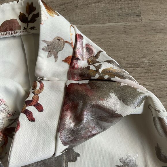 Sami & Jo Floral Skirt White Petite XL - Picture 6 of 9